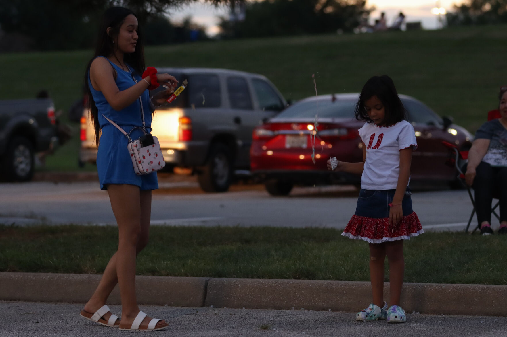 Arlington's Independence Day Fireworks illuminate the Entertainment District for the second year
